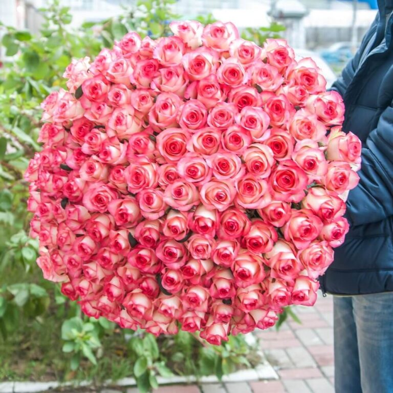 Искусство дарить: 101 роза в каждом букете