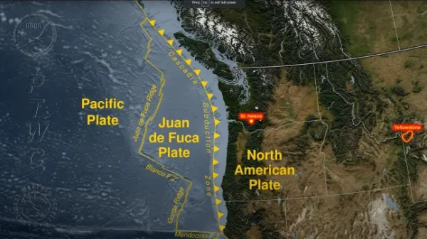 Саме час репостнути цю чудову анімацію, створену @NWS_PTWC, про 40 років зареєстрованих землетрусів у регіоні Каскадія -- спостерігайте за дуже жвавою зоною розлому Бланко ліворуч від центру, як минають роки. https://youtube.com/watch?v=wAJcLtBhNEM