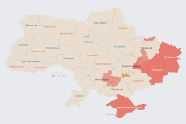 Авіація сповістила про скасування тривоги по балістичному озброєнню після небезпеки з Брянської області.