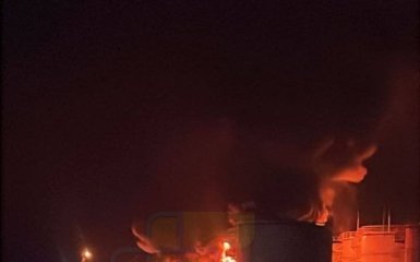 У Росії горить нафтопереробний завод “Албашнєфть” внаслідок удару безпілотників