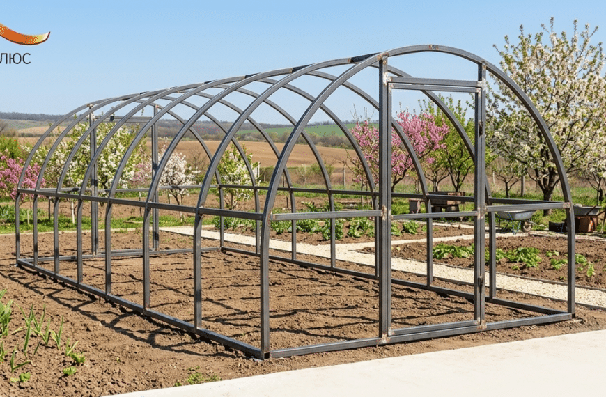 Теплиця з профільної труби 20х20 своїми руками: інженерний розрахунок, секрети згинання дуг та захист&hellip;