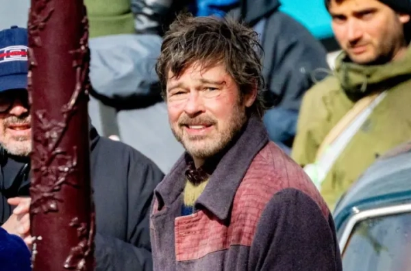 Бреда Пітта помітили в Амстердамі на зйомках фільму "Вершники"