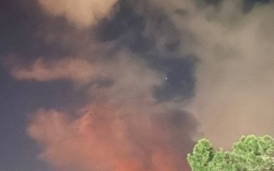 Наліт дронів на нафтосховище Кубані — кадри.