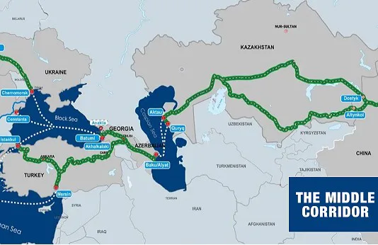 Китай нарощує транзит до Європи в обхід росії через «Серединний коридор» – СЗРУ