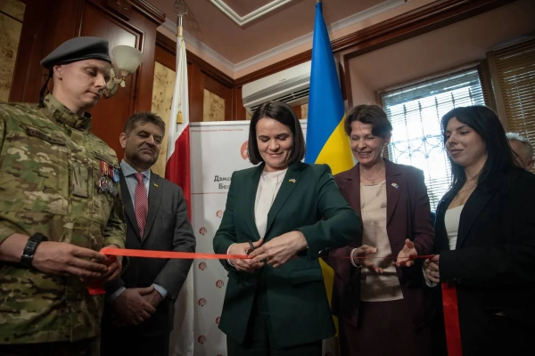 У Києві відкрили представництво демократичної білорусі – Тихановська