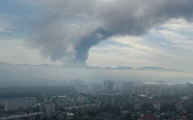 У Новоросійську дронів атакували нафтобазу “Грушова” — відео