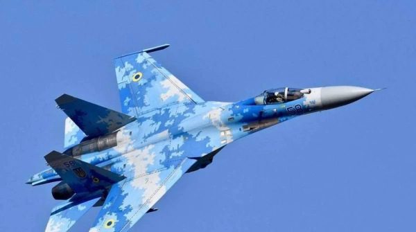 Винищувач МіГ-29 під час виконання бойового завдання