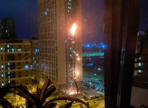 Київ під ракетним ударом: Росія спричинила руйнування та поранення