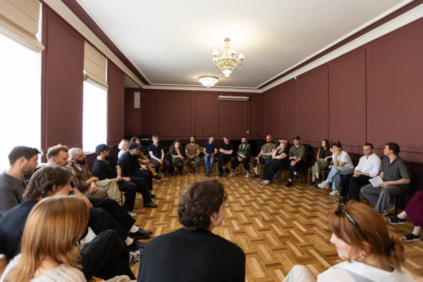 Творча команда вистави «Одіссея. Меотида». Фото надане театром Творча команда вистави «Одіссея. Меотида». Фото надане театром