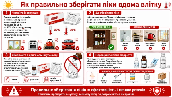Зберігання ліків вдома