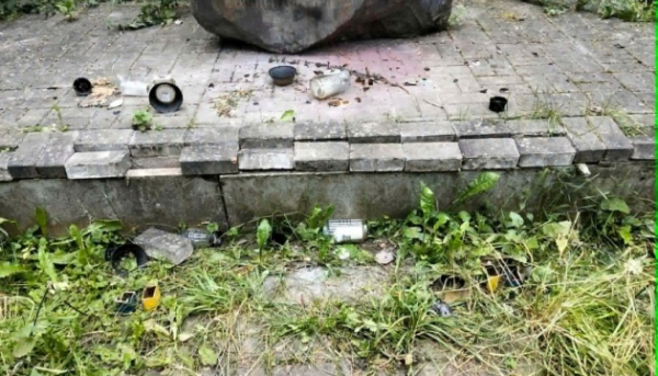 На польській території знову вчинено акт вандалізму стосовно української пам’ятки, посольство вимагає відповідної реакції від урядовців.
