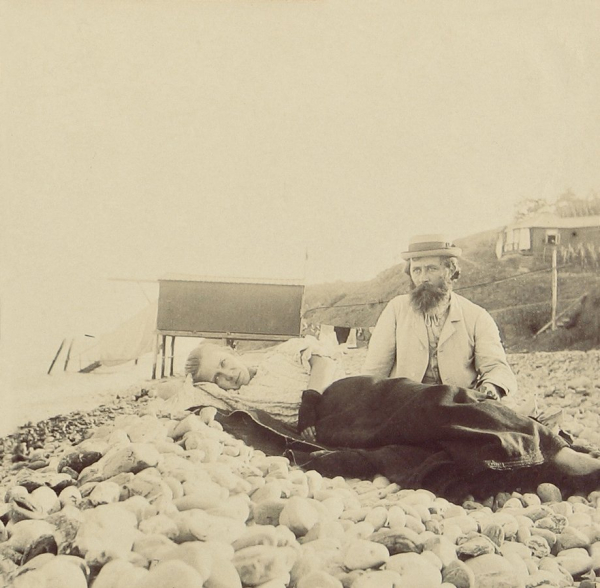 Лариса і Михайло Косачі. Кримське узбережжя, 1897 рік