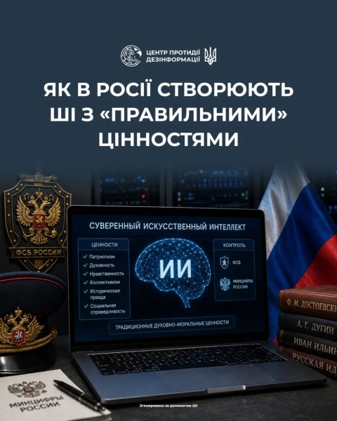 Росія розробляє “суверенний” ШІ, фільтруючи контент за “традиційними цінностями”