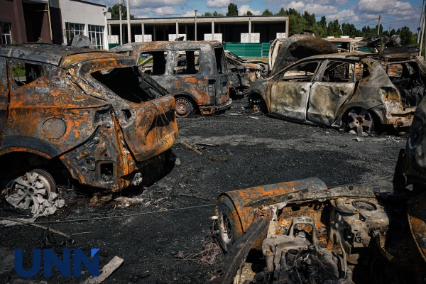 Наслідки обстрілу Вишневого: пошкоджені будівлі