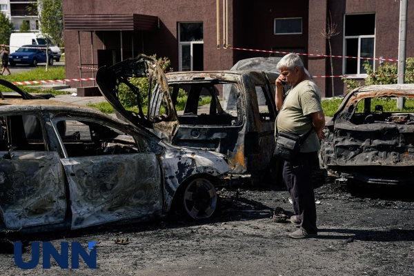 Наслідки обстрілу Вишневого: пошкоджені будівлі