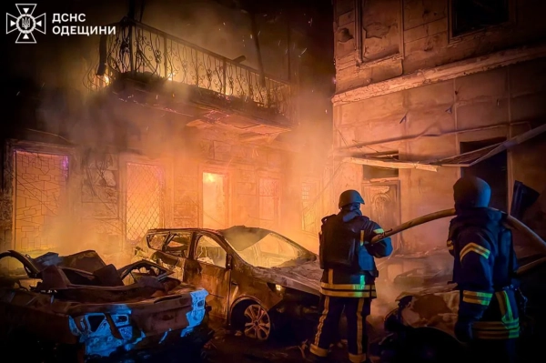 Наслідки обстрілів в Одесі