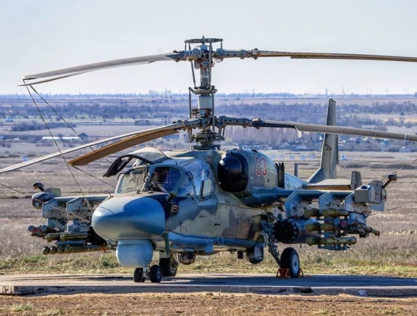  Вертоліт Ка-52 з ПЗРК