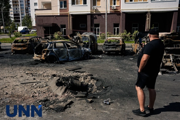 Наслідки обстрілу Вишневого: пошкоджені будівлі