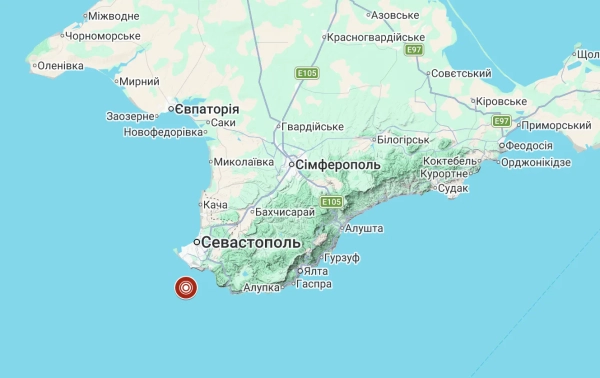 Землетрус сколихнув води біля Криму: магнітуда 3,4