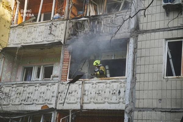 Наслідки атаки безпілотниками Києва