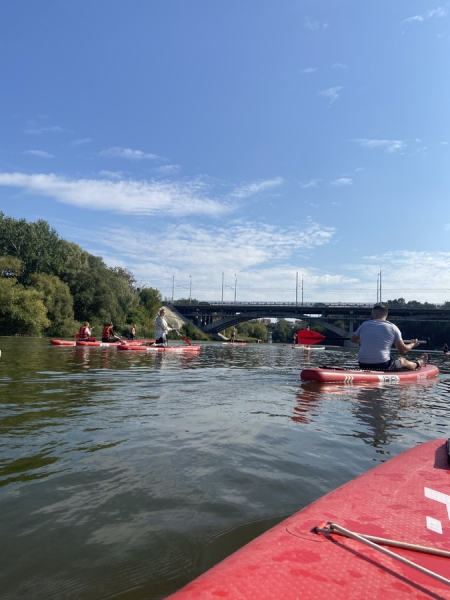 Вінниця: ветерани відпочивали на SUP-дошках
