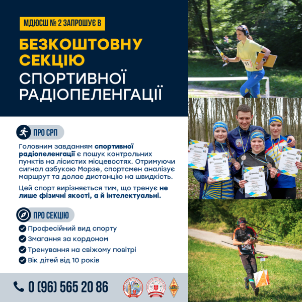 Набір до секції спортивної радіопеленгації