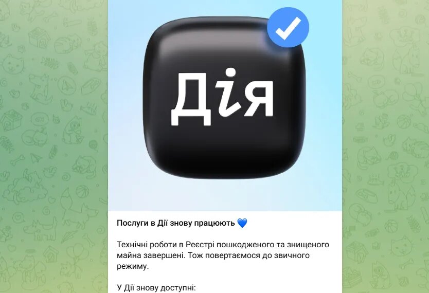Функції “Дії” повертаються: відновлено роботу ключових сервісів