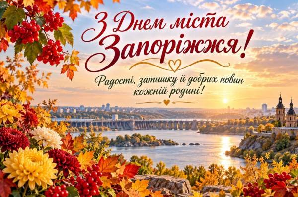 День Запоріжжя: дата та привітання 2026